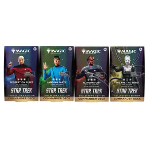 MTG Star Trek Commander Collectors Edition (Set of 4)