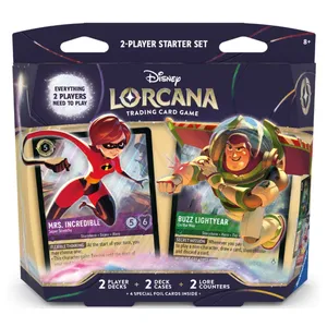 Disney Lorcana Two-Player Deck (Elastigirl/Buzz Lightyear)