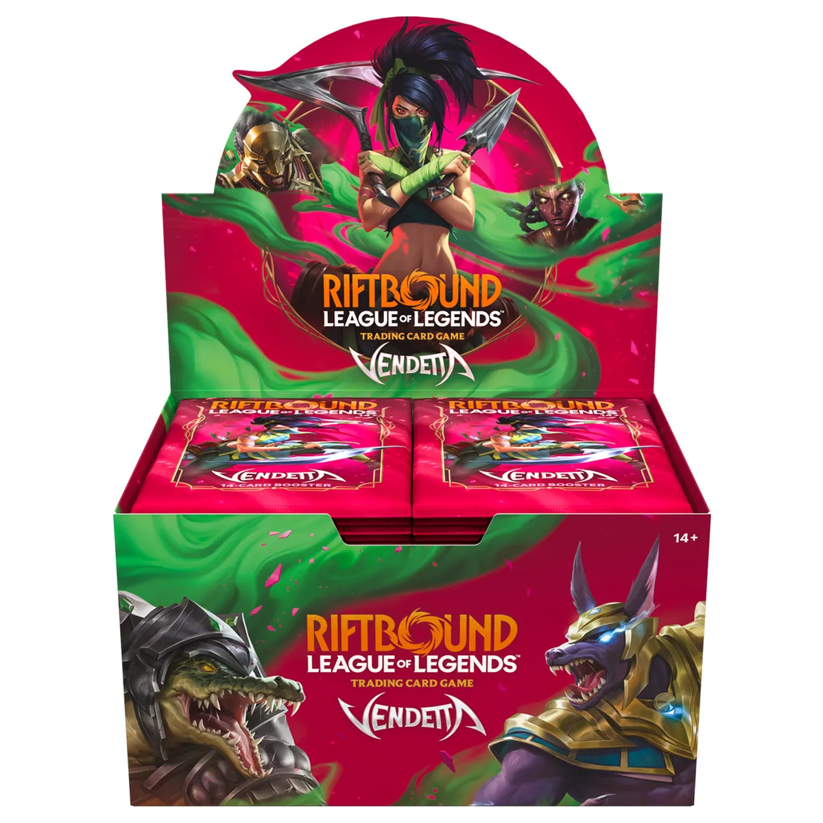 Riftbound League of Legends TCG Vendetta Booster Display