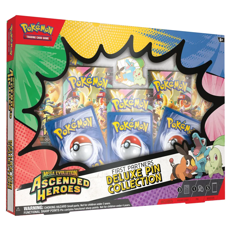 Pokémon ME2.5 Ascended Heroes First Partners Deluxe Pin Collection