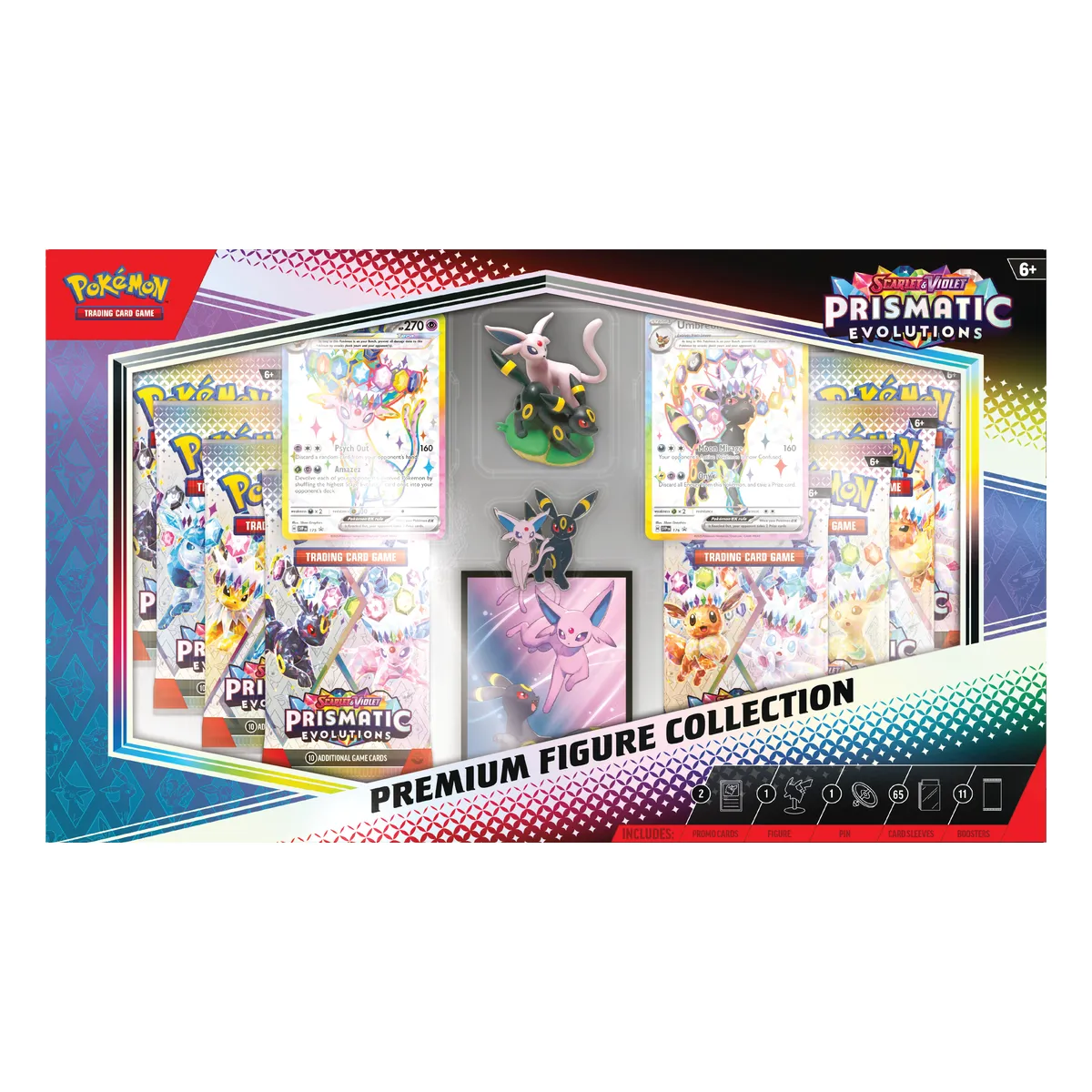 Pokémon Scarlet and Violet Prismatic Evolutions Premium Figure Collection