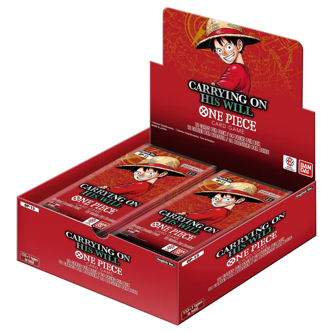 One Piece Card Game OP-13 Carrying on His Will Booster Box