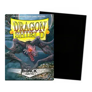 Dragon Shield Sleeves Matte Black 100-Count