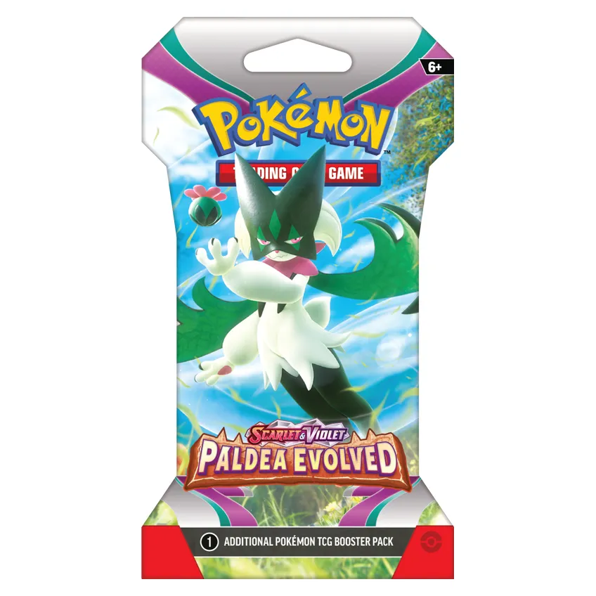 Sleeved Pokemon SV2 Paldea Evolved Pack