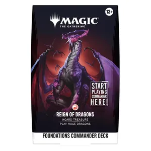MTG Foundations Commander Deck - Reign of Dragons