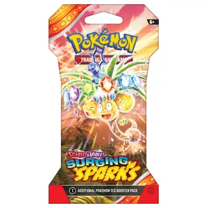 Sleeved Pokemon SV8 Surging Sparks Pack