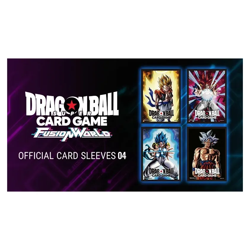 Dragon Ball Super Sleeves Fusion World V4 12-Count Assortment