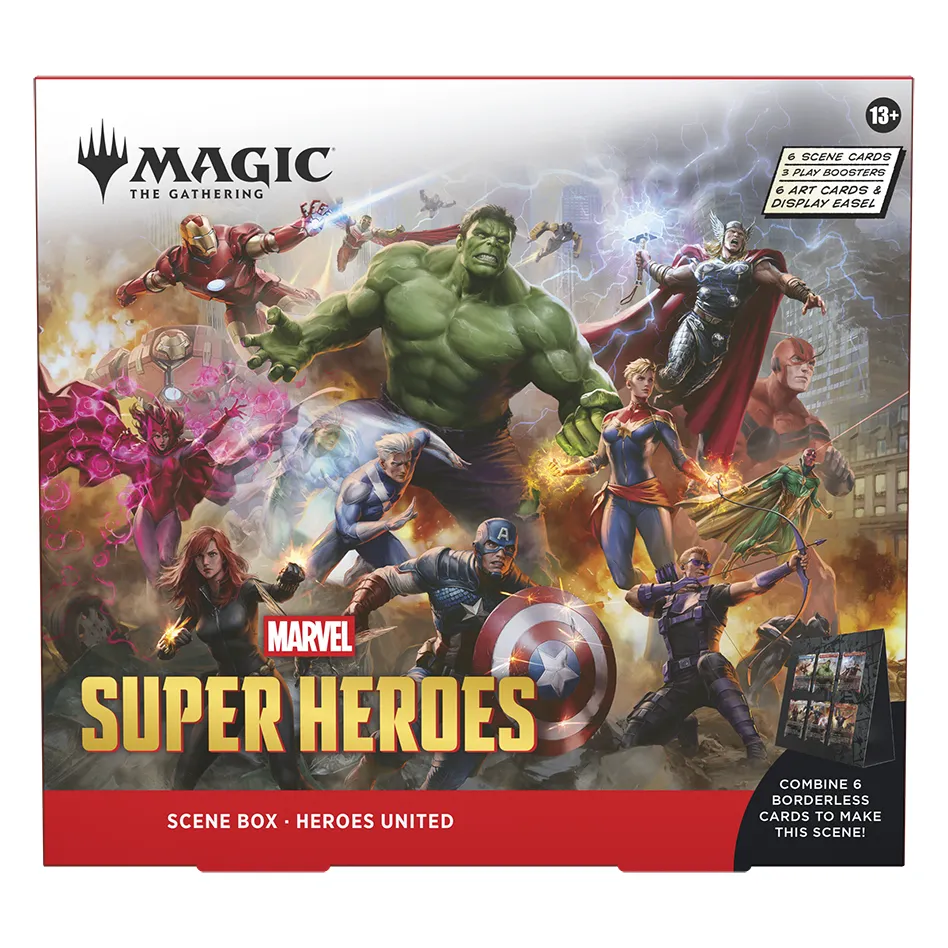 MTG Marvel Super Heroes Scene Box (Set of 4)