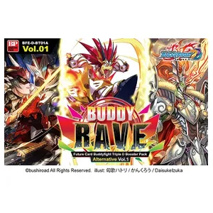 Buddyfight Buddy Rave Triple D Booster Box