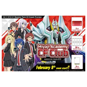 Cardfight!! Vanguard Miyaji Academy Cf Club Sneak Preview Kit