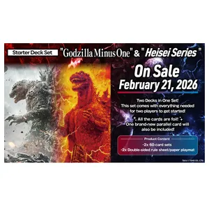 Godzilla Card Game Starter Deck Set Godzilla Minus ONE & Heisei Series